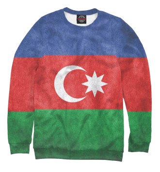 Женский Свитшот Флаг Азербайджана
