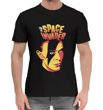 Хлопковая футболка David Bowie Space Invader
