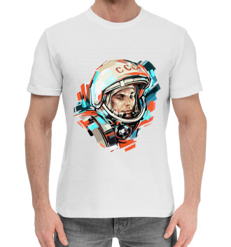 Хлопковая футболка Гагарин