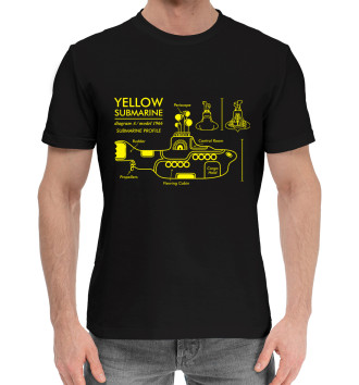 Хлопковая футболка Yellow Submarine