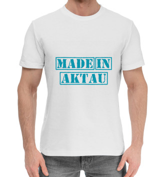 Мужская Хлопковая футболка Актау (Казахстан)
