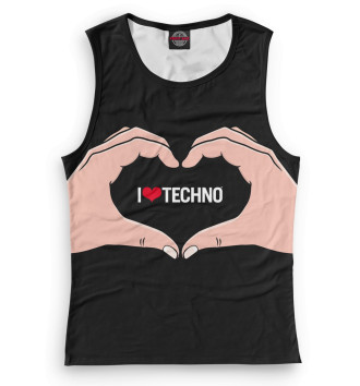 Майка для девочек Techno