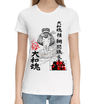 Хлопковая футболка Japan Samurai