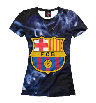 Футболка для девочек Барселона Дым