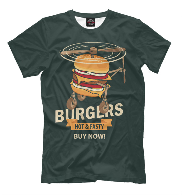 Футболка Burgers для мальчиков 