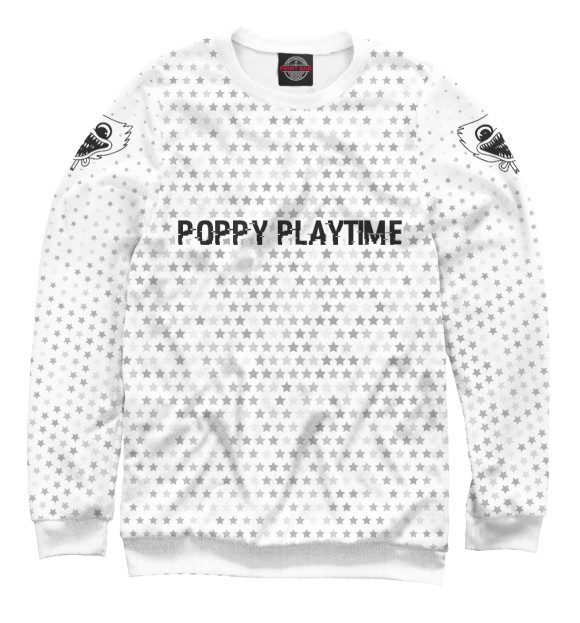 Женский Свитшот Poppy Playtime Glitch Light (stars)