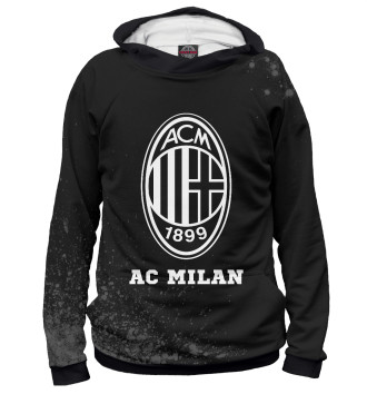 Худи для мальчиков AC Milan Sport Black - Брызги