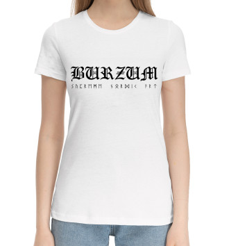 Хлопковая футболка Burzum