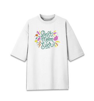 Женская Хлопковая футболка оверсайз 8 марта