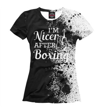Футболка для девочек Boxer - I'm Nicer after box