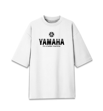 Хлопковая футболка оверсайз Yamaha