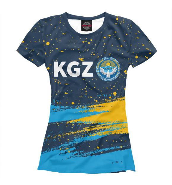 Футболка Киргизия для девочек 