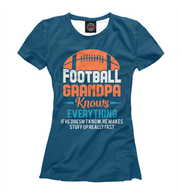 Футболка American Football Grandpa для девочек 