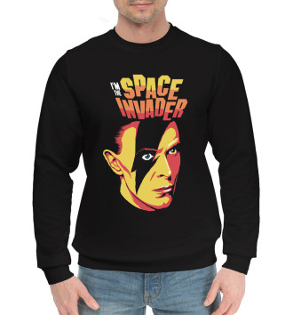 Мужской Хлопковый свитшот David Bowie Space Invader