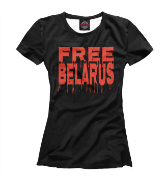 Футболка для девочек Free Belarus