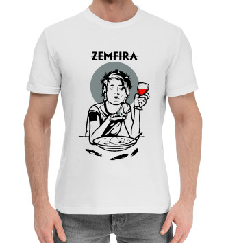 Мужская Хлопковая футболка Zемфира
