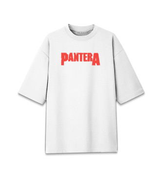 Женская Хлопковая футболка оверсайз Pantera