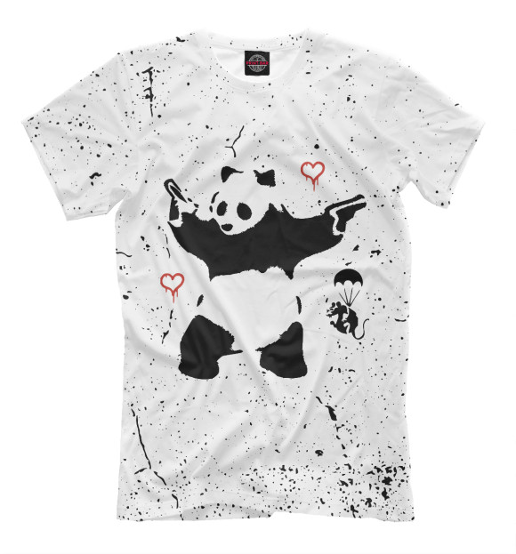 Футболка Banksy Бэнкси панда для мальчиков 