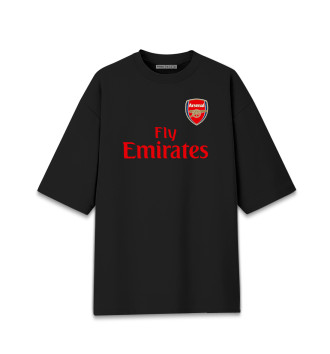 Хлопковая футболка оверсайз Arsenal