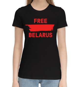 Хлопковая футболка Free Belarus