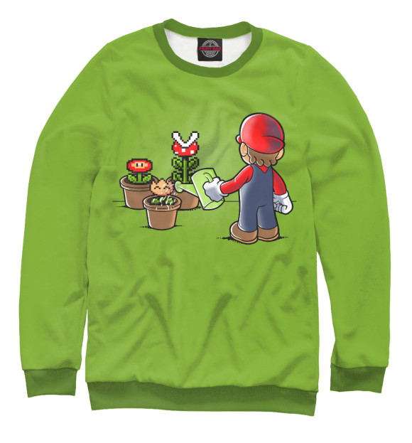 Свитшот Марио садовник для мальчиков 
