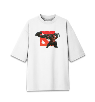 Хлопковая футболка оверсайз Dota 2