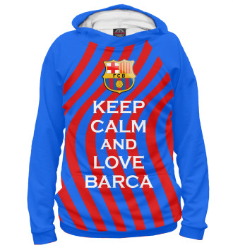 Худи Keep Calm and Love Barca