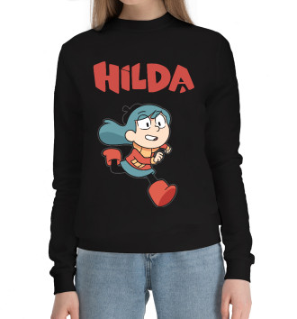 Хлопковый свитшот Hilda