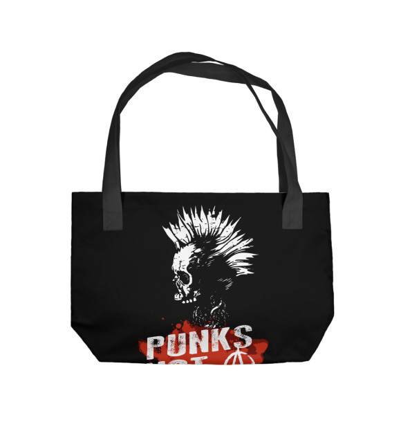  Пляжная сумка Punks not dead
