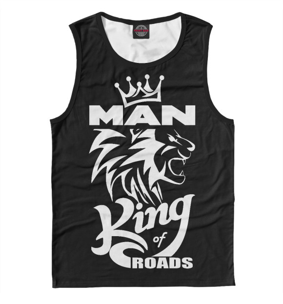 Майка MAN - king of roads для мальчиков 