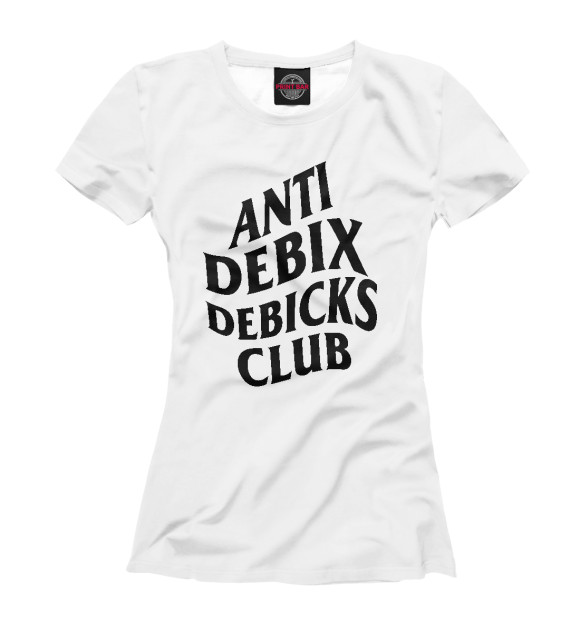 Футболка Anti debix debicks club для девочек 