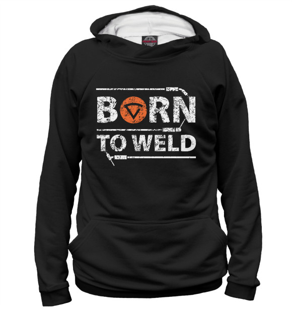 Худи Born to weld для девочек 