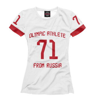 Футболка для девочек Ковальчук Форма на Олимпиаде 2018 Гостевая