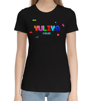 Хлопковая футболка Yuliya