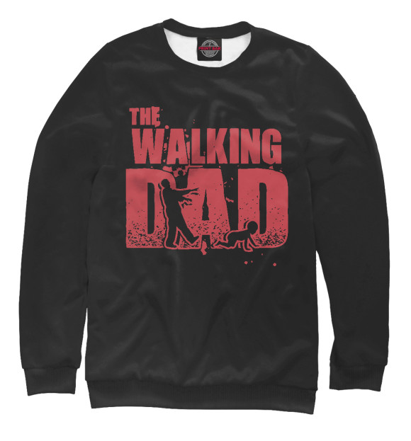 Свитшот Walking Dad для мальчиков 