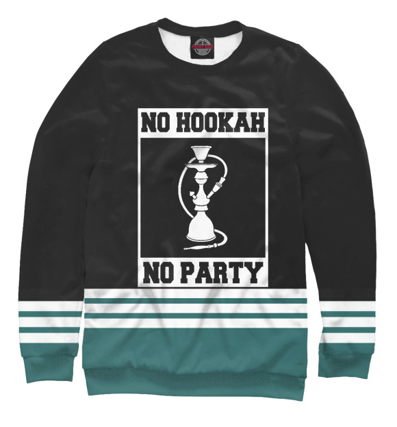 Свитшот No Hookah No Party для девочек 