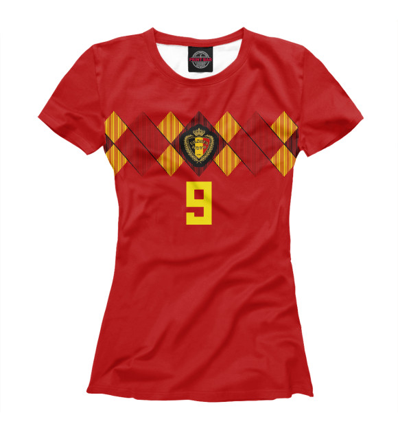 Футболка Ромелу Лукаку - Сборная Бельгии для девочек 