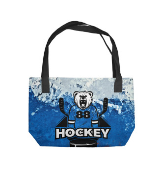 Пляжная сумка Русский хоккеист