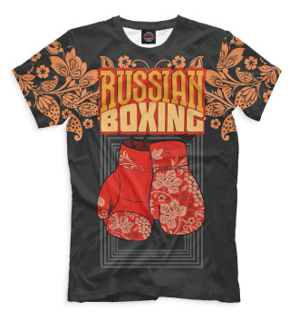 Мужская Футболка Russian Boxing