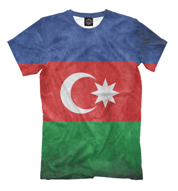 Футболка Флаг Азербайджана для мальчиков 