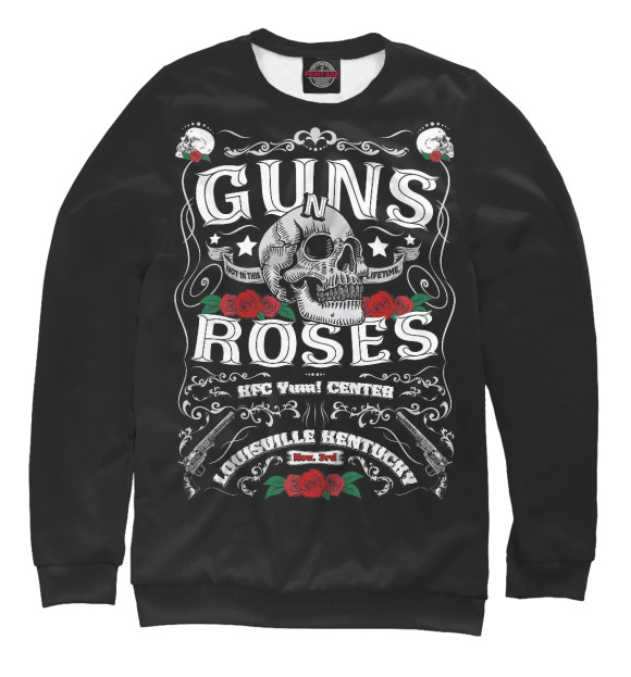 Свитшот Guns N` Roses для девочек 