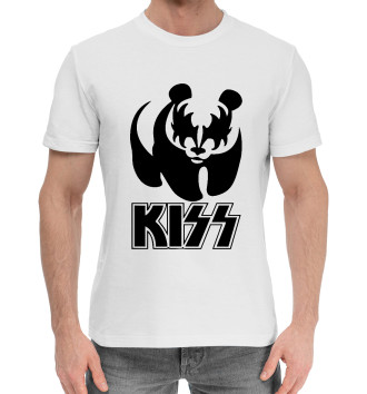 Хлопковая футболка Kiss