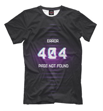Мужская Футболка 404