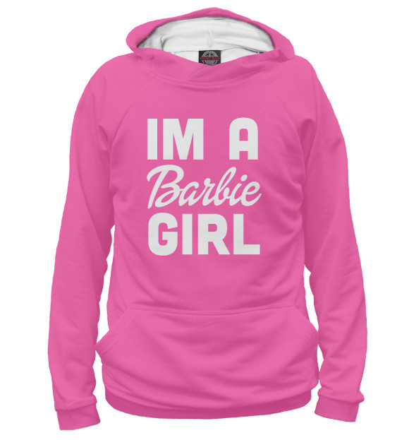 Худи IM A Barbie GIRL для девочек 