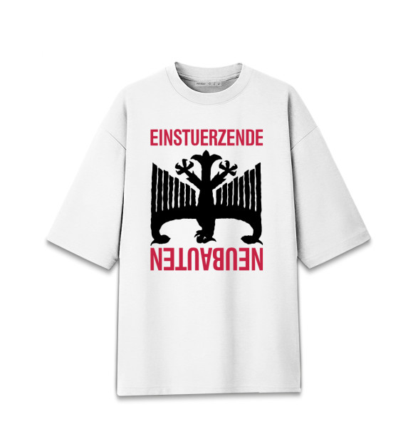 Женская Хлопковая футболка оверсайз Einsturzende Neubauten
