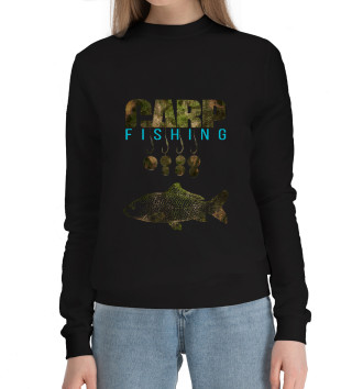 Хлопковый свитшот Carp Fishing