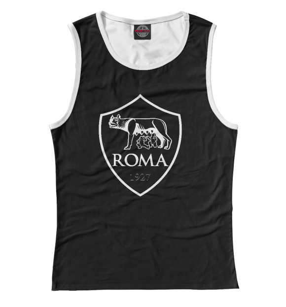 Майка FC ROMA Black&White для девочек 