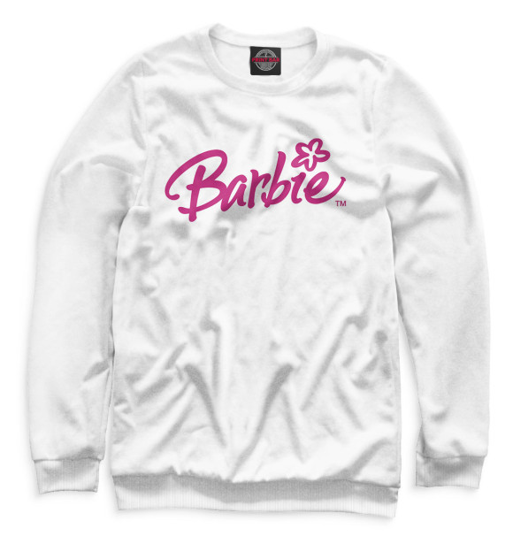 Свитшот Надпись Barbie для девочек 