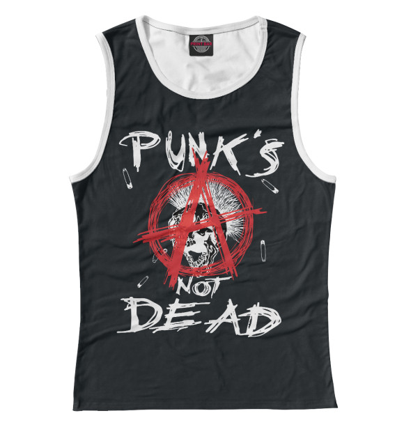 Майка Punk's Not Dead для девочек 