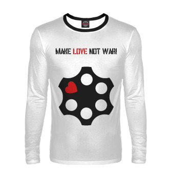 Мужской Лонгслив Make love not war